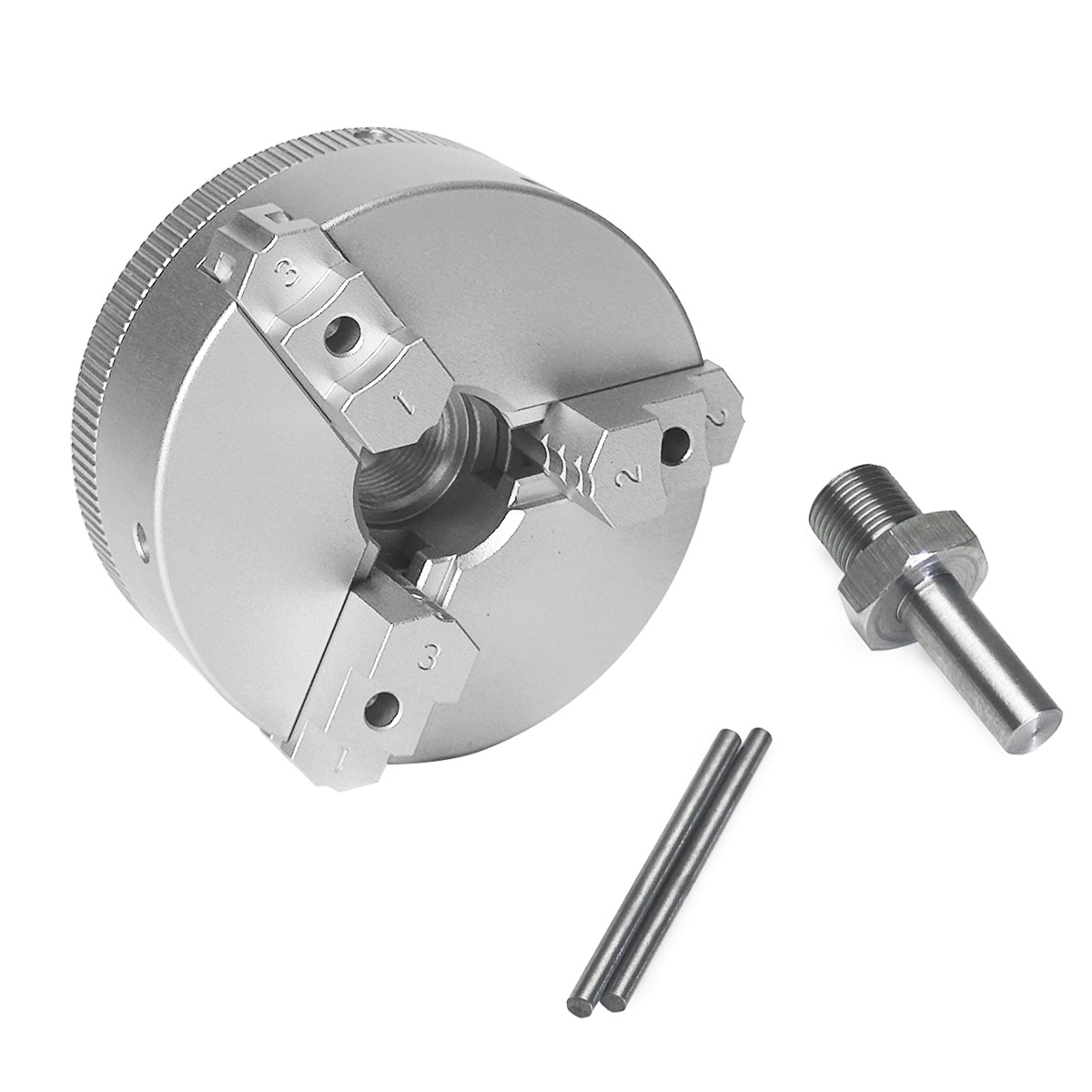 Woodworking Lathe Chuck - 50mm 3-Jaw Self-Centering Lathe Chuck with