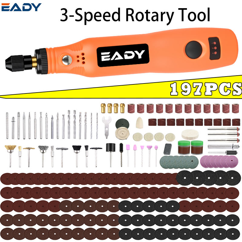Woodworking Man - USB Cordless Rotary Tool Kit –