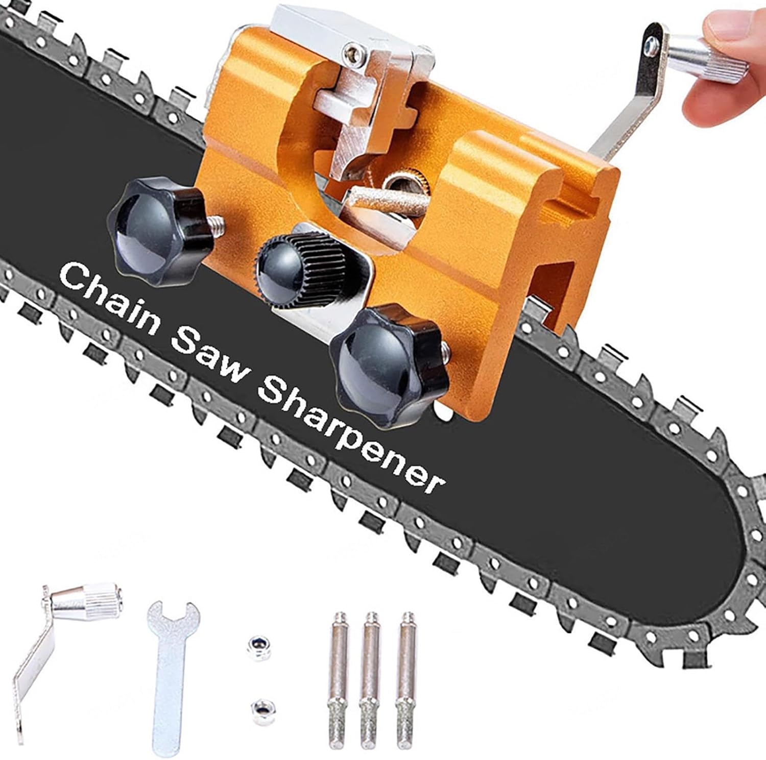 Woodworking Industry - Portable Manual Chain Saw Blade Sharpener