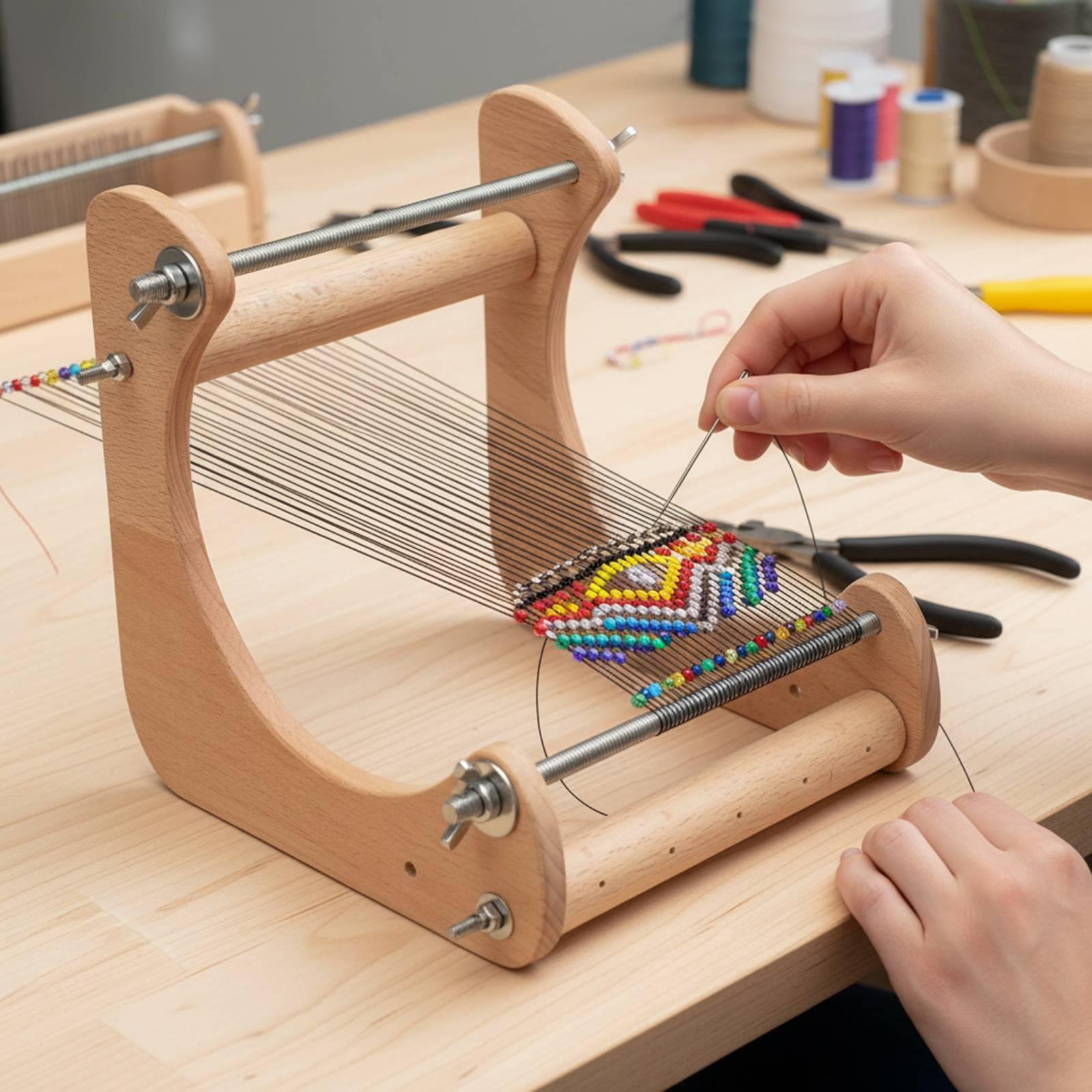 Woodworking Design Software - Wooden Beading Loom Jewelry Making Tool