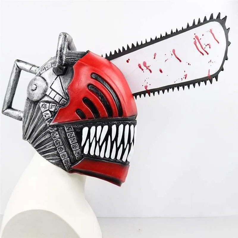 Woodworking Mask - Chainsaw Man Pochita Mask Halloween Costume