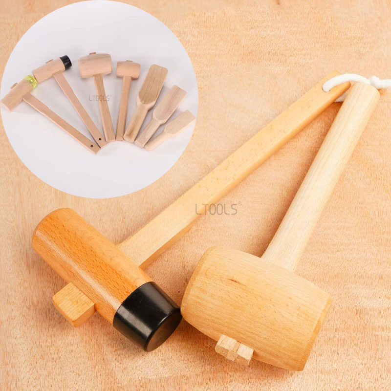 Woodworking Hammer - Woodworking Beech Hammer Solid Wood Stick