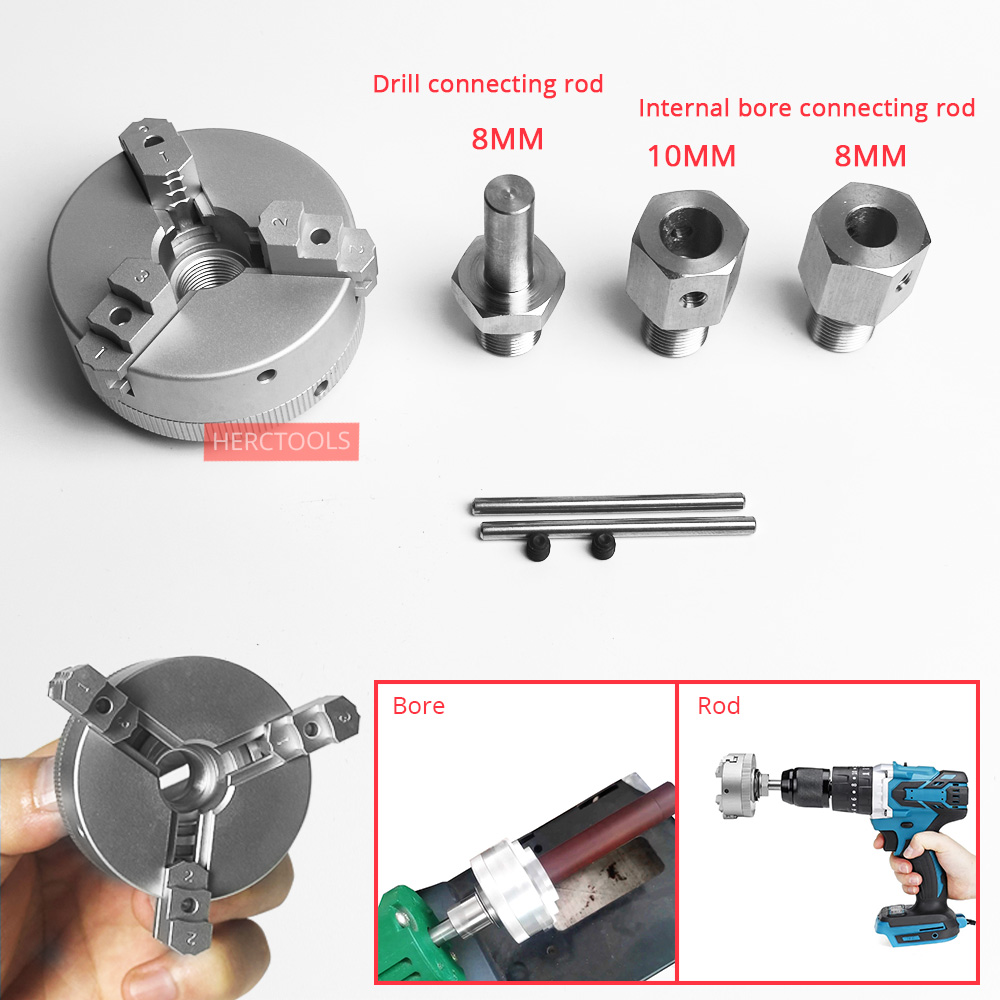 50mm 3-Jaw Self-Centering Lath - Woodworking Lathe Chuck review and price