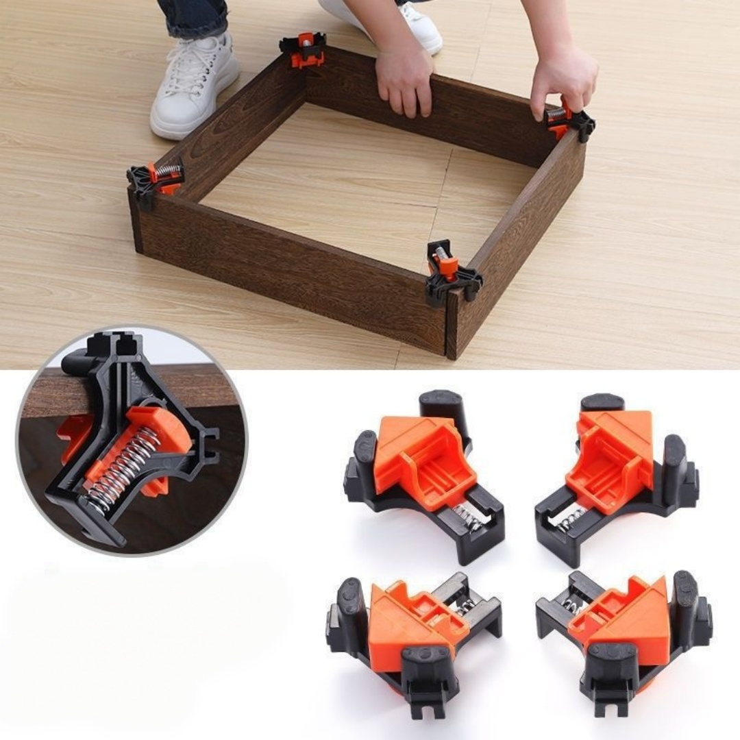 4pcs 90° Right Angle Clamp Fix - Woodworking Man review and price