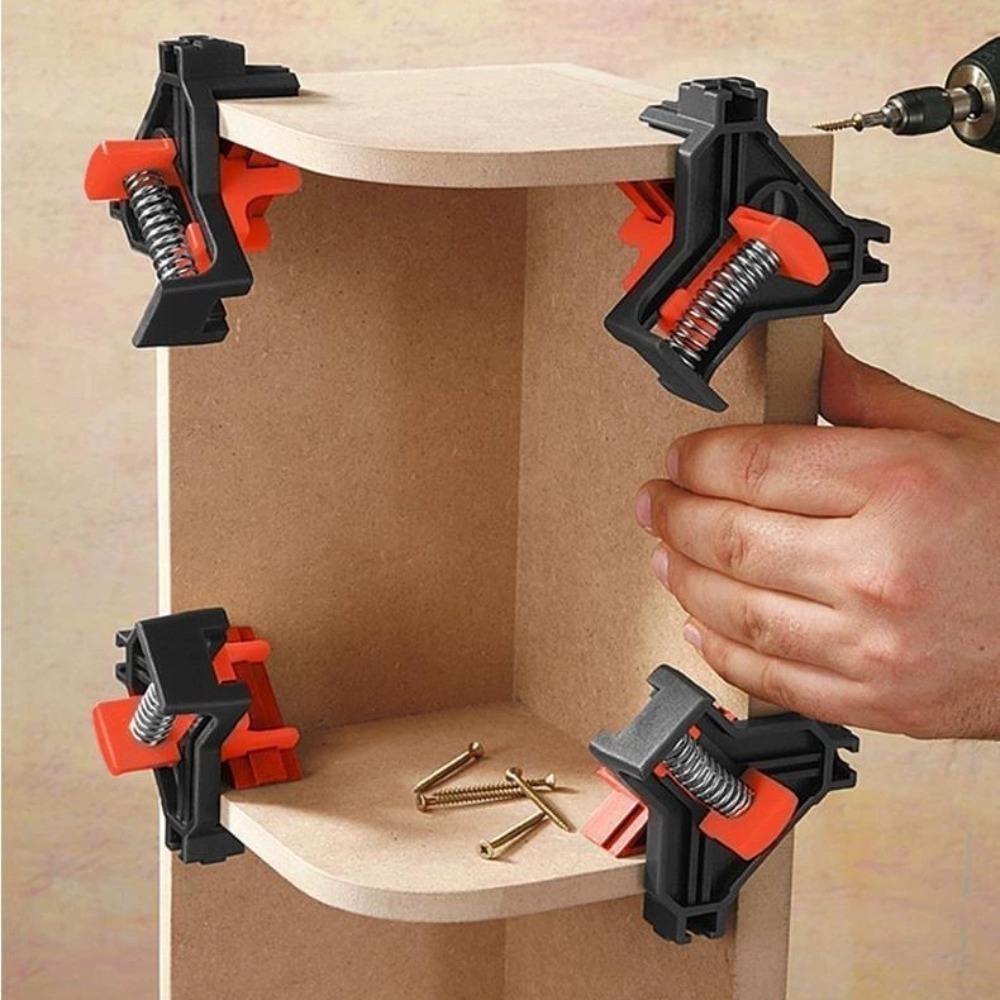 4pcs 90° Right Angle Clamp Fix - Woodworking Man review and price