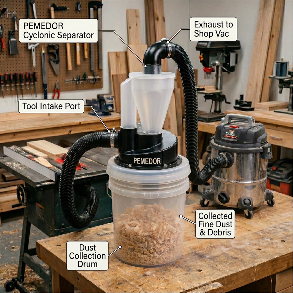 New Industrial Dual Cyclone Du - Vacuum Cleaner Woodworking review and price