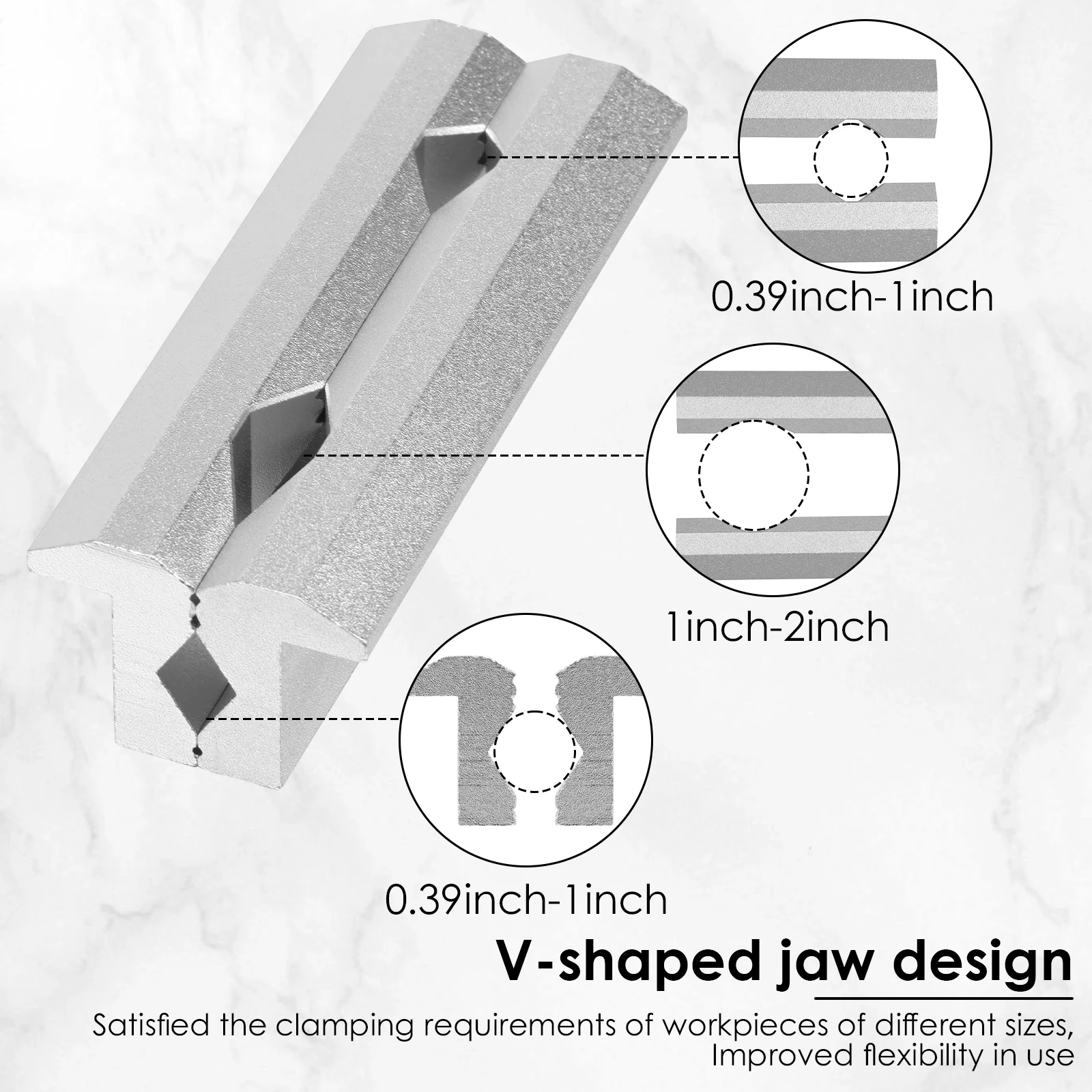 Magnetic Vise Jaws 4/5/6inch V - Woodworking Vise Types review and price