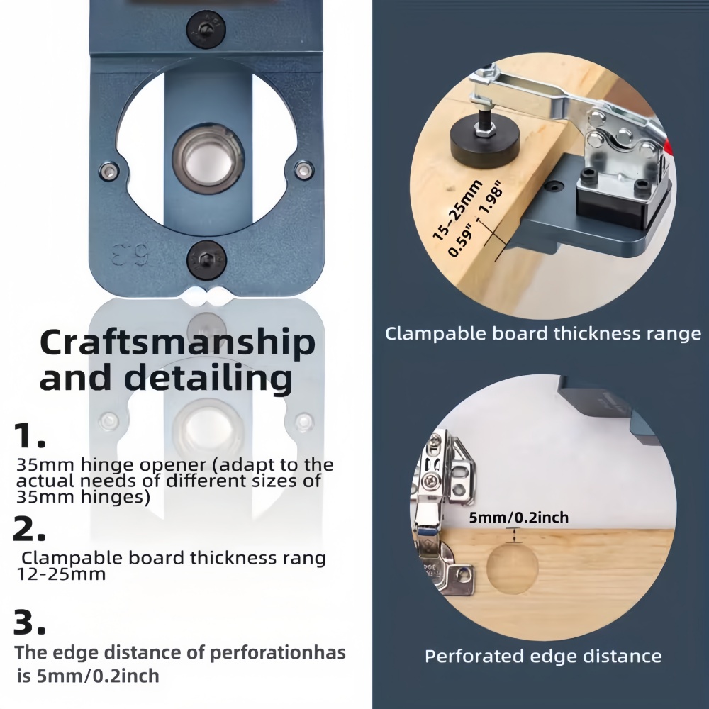 35mm Hinge Jig Kit - Adjustabl - Woodworking Design Software review and price
