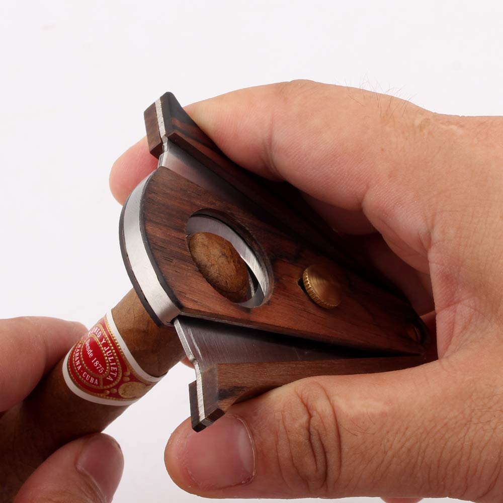 Wooden Cigar Cutter Scissors K - Woodworking Veneer Cutter review and price