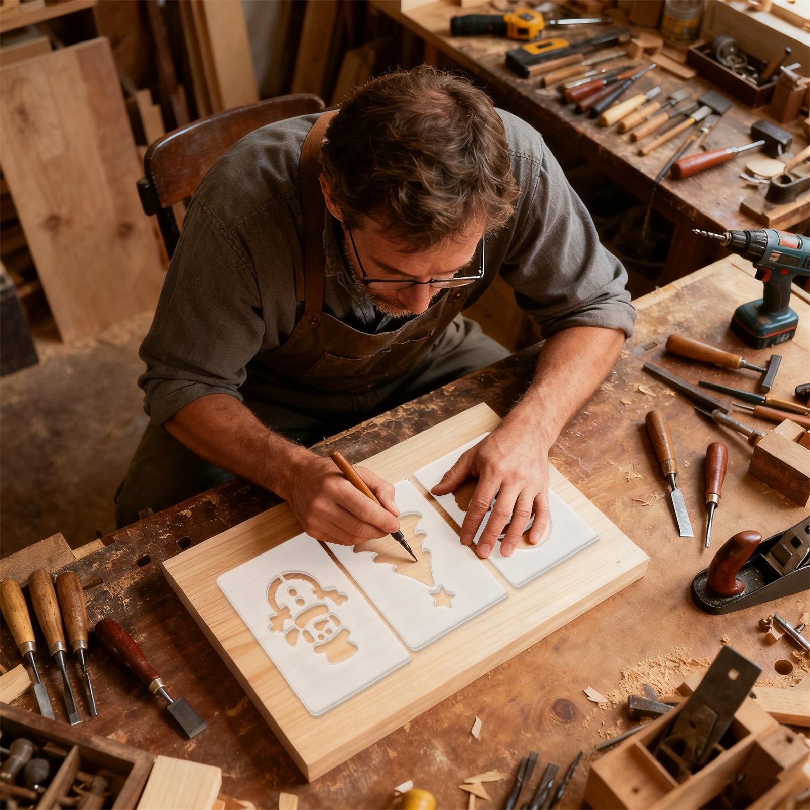 Christmas Stencil Portable Woo - Woodworking Man review and price