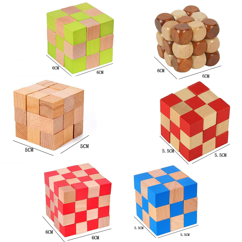 Square Snake Cube Wooden Brain - Woodworking Game review and price