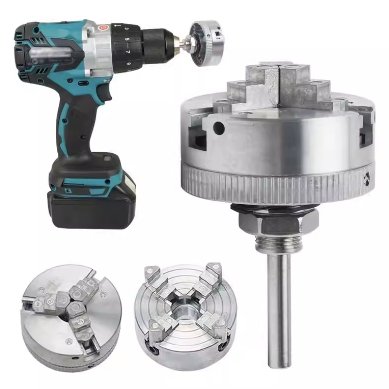 Mini Zinc Alloy 3-Jaw 4-Jaw Ch - Woodworking Lathe Chuck review and price