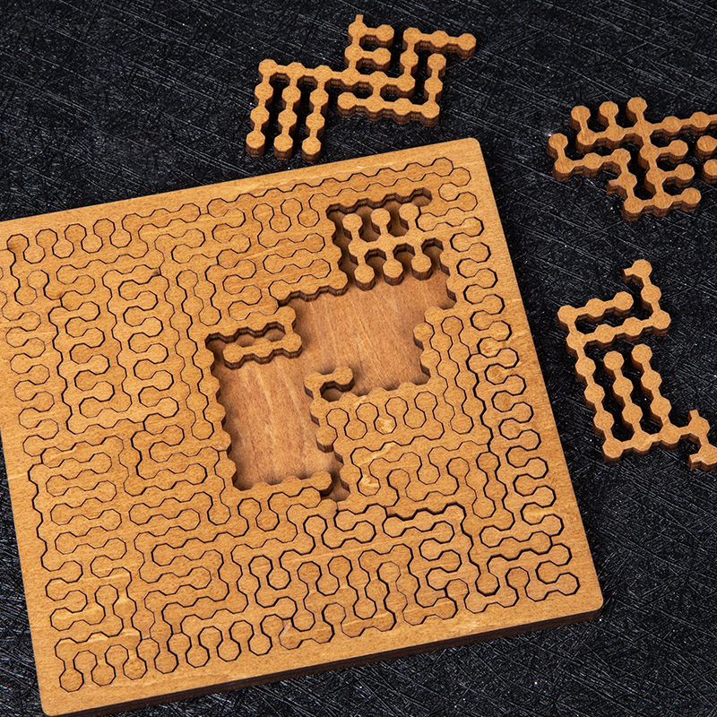 Impossible Wooden Puzzle IQ Pu - Woodworking Game review and price