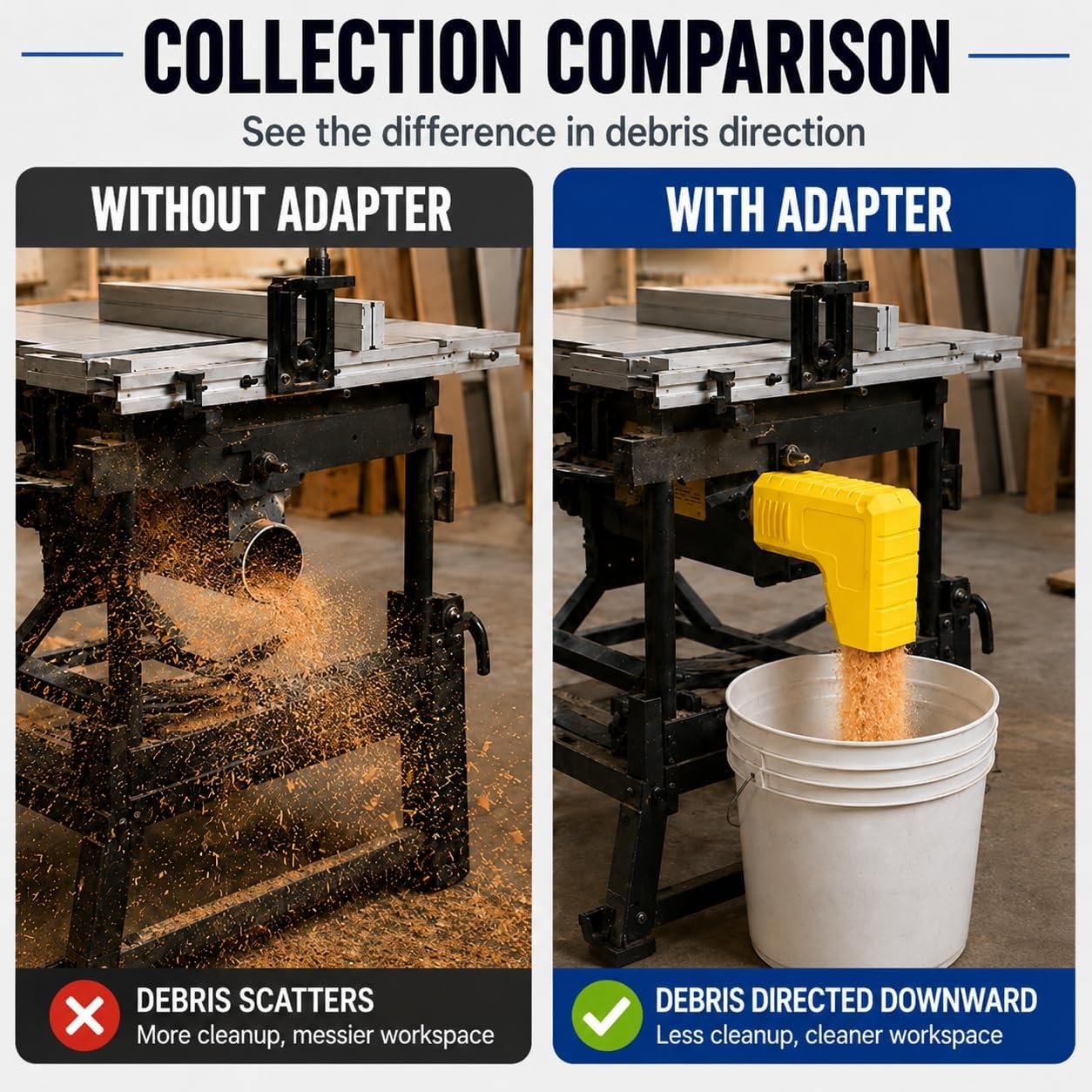 Desktop Sawdust Collection Ada - Vacuum Cleaner Woodworking review and price