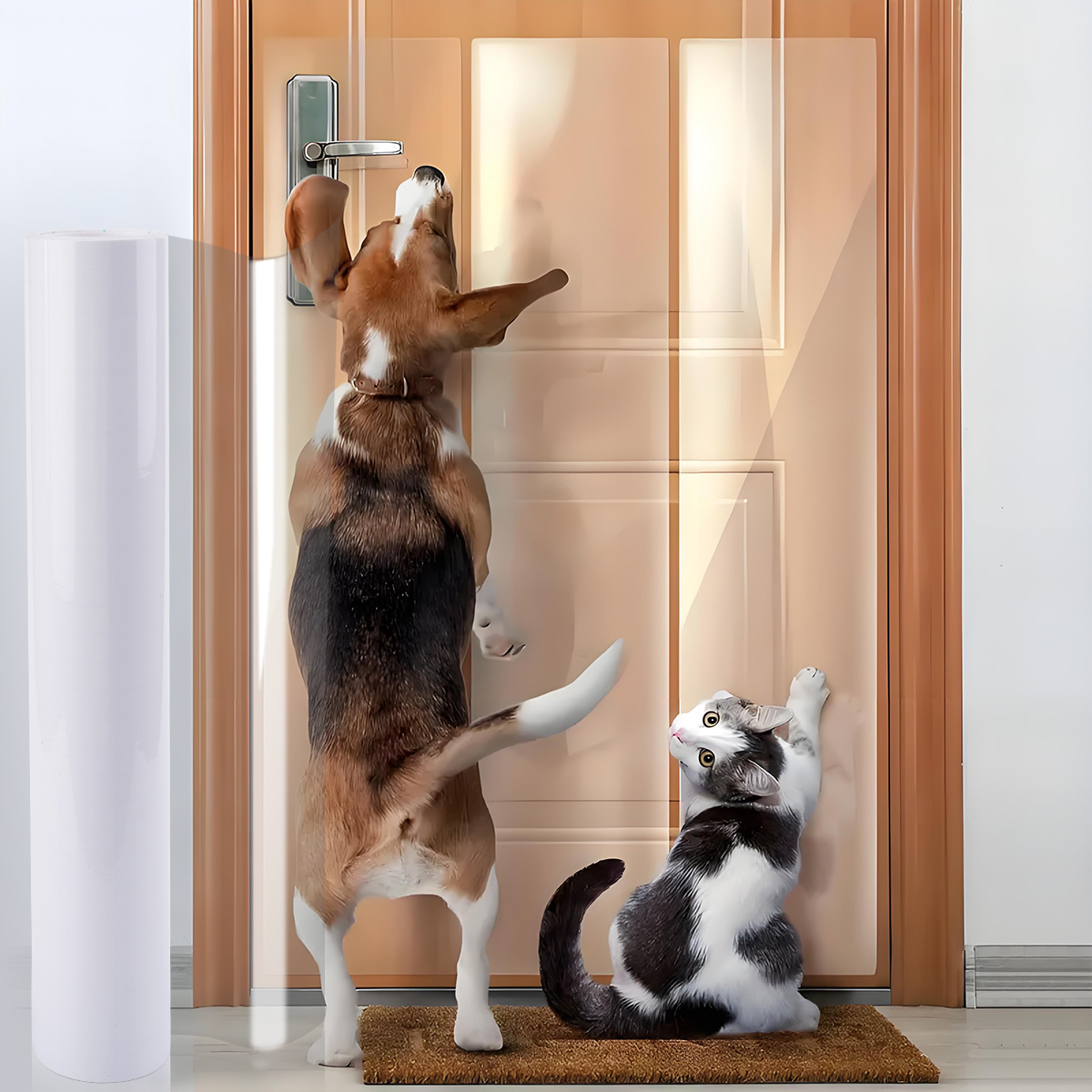 Transparent Self-Adhesive Cat  - Woodworking Mask review and price