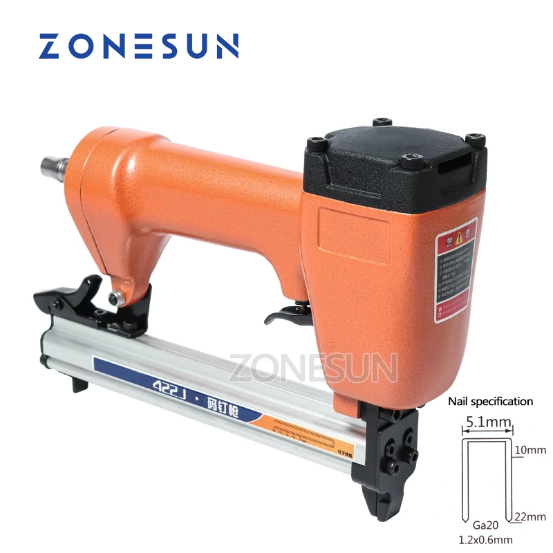ZONESUN 422J Ga20 5.1mm Width  - Woodworking Nail Gun review and price
