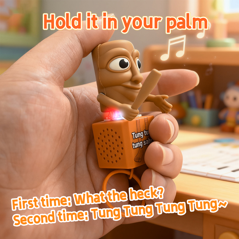 Tung tung tung Sahur Keychain  - Woodworking Ideas review and price