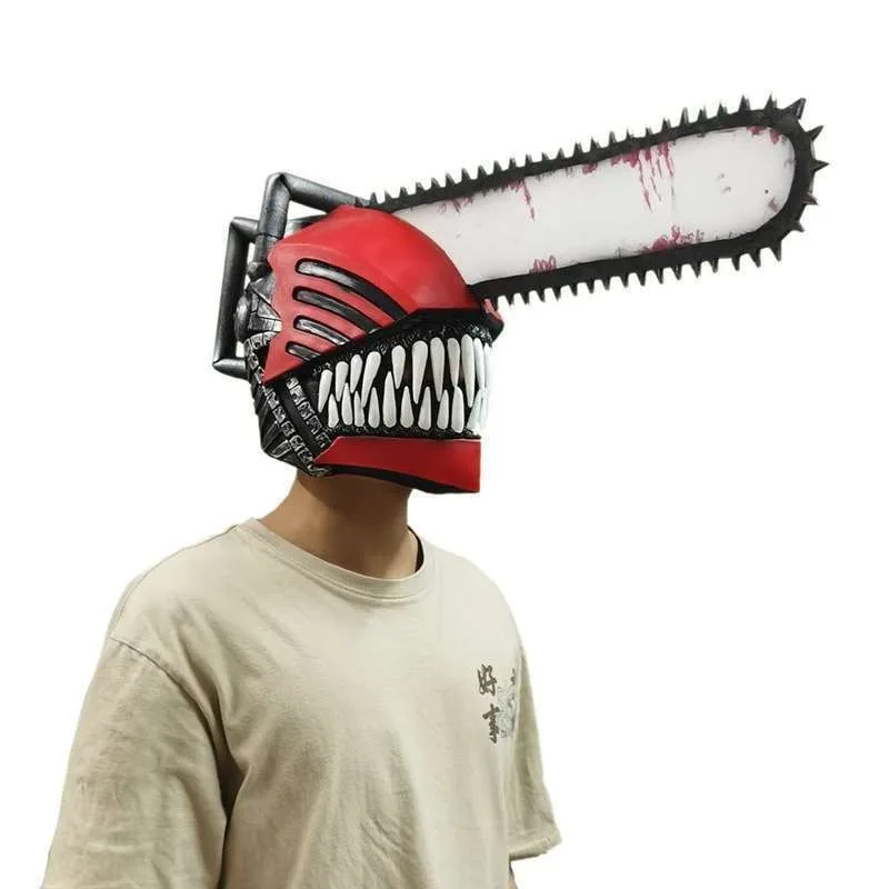 Chainsaw Man Pochita Mask Hall - Woodworking Mask review and price