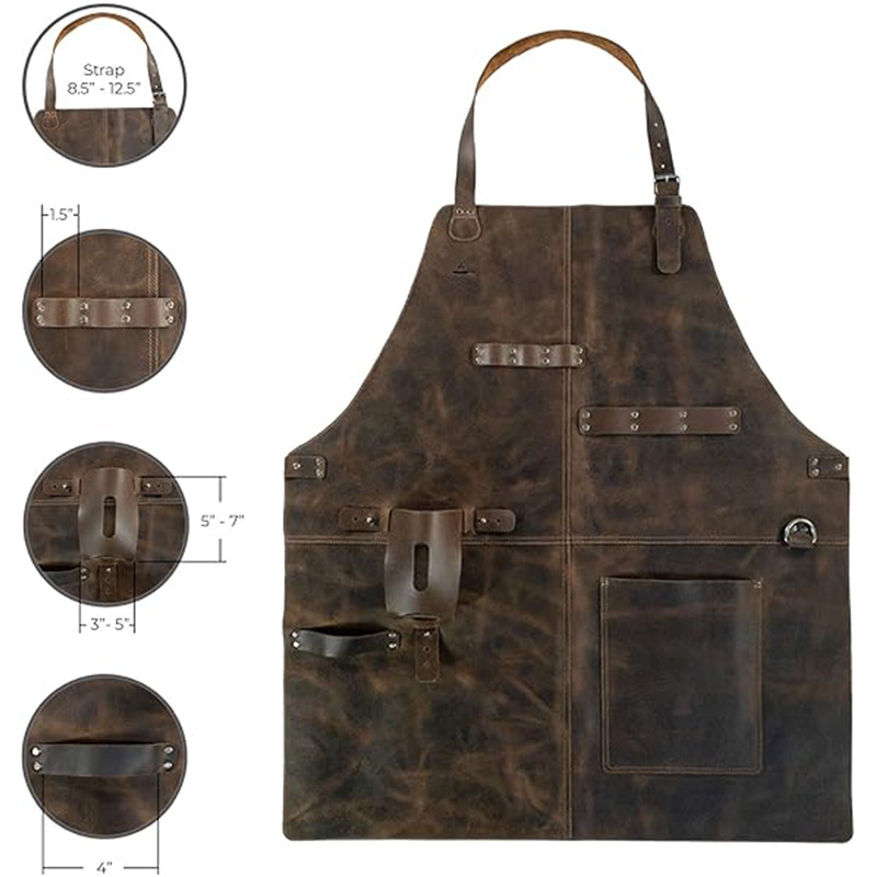 Retro PU Leather Apron, Cross  - Woodworking Artisans review and price