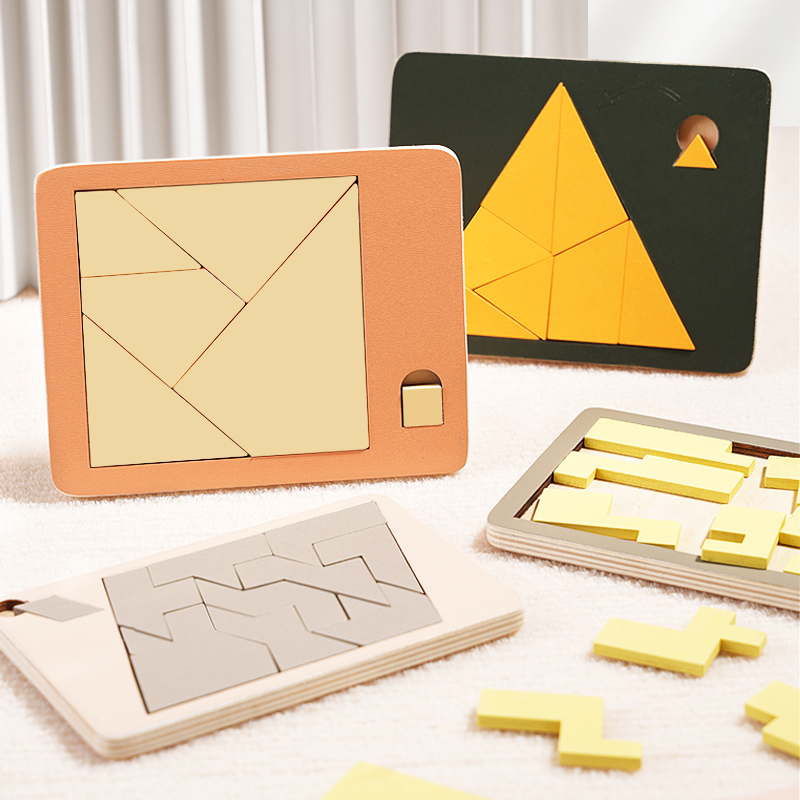 Wooden Geometric Puzzles Chall - Woodworking Game review and price