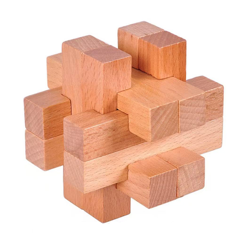 Wooden Brain Teaser for Adults - Woodworking Game review and price