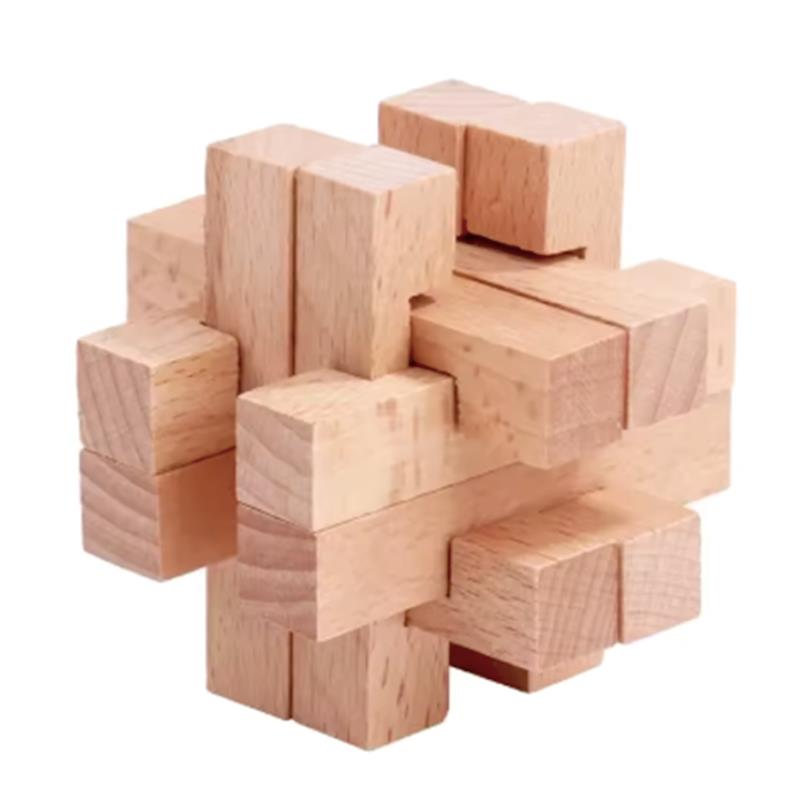 Wooden Brain Teaser for Adults - Woodworking Game review and price