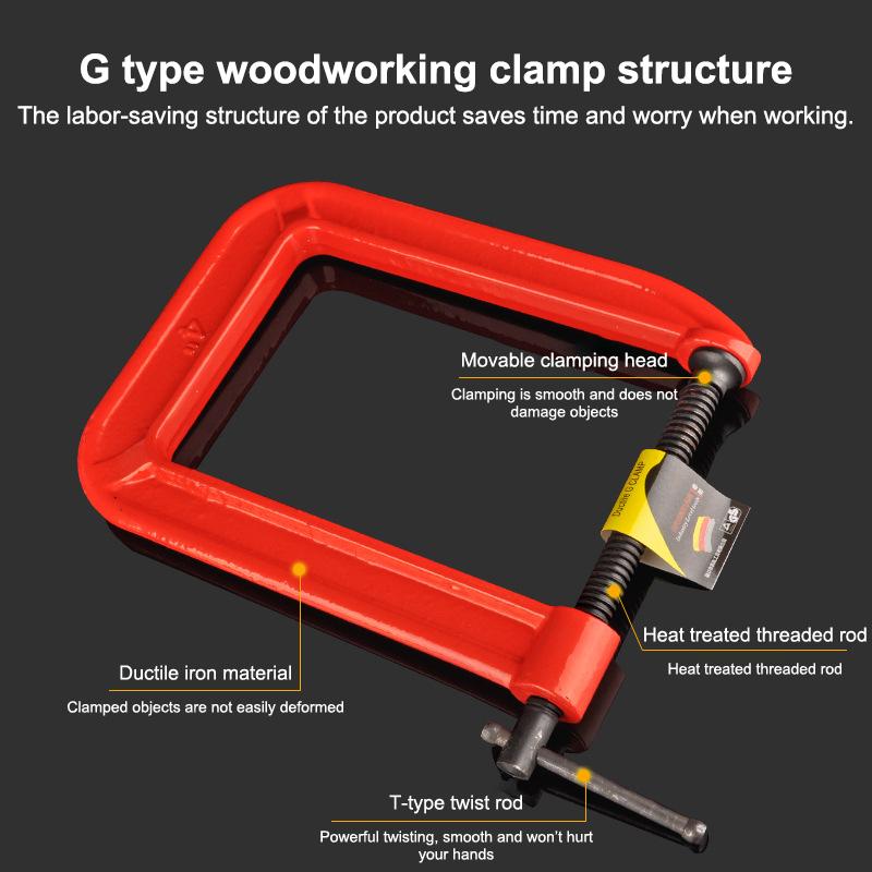 G Clamp Deep Reach C Clamp 1/1 - Woodworking Industry review and price