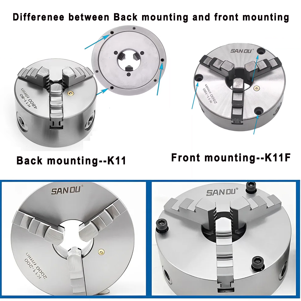 SANOU Self Centering Lathe Chu - Woodworking Lathe Chuck review and price