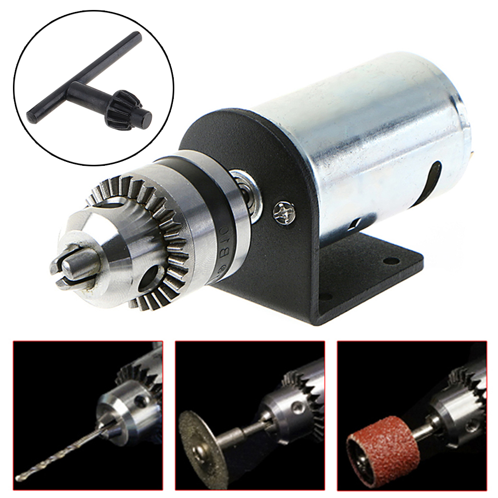 12-24V Hand Drill 555/775 DIY  - Woodworking Lathe Chuck review and price