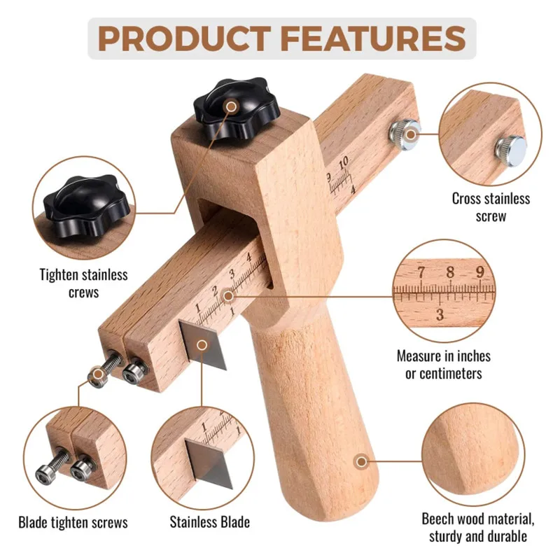 New Adjustable Leather Strap B - Woodworking Veneer Cutter review and price