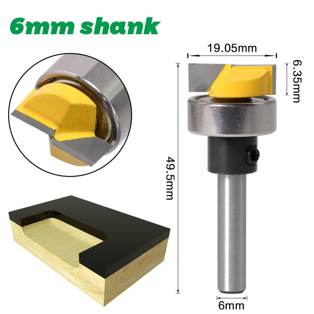 JGZUI 6mm Shank 1/4' Template  - Woodworking Design Software review and price
